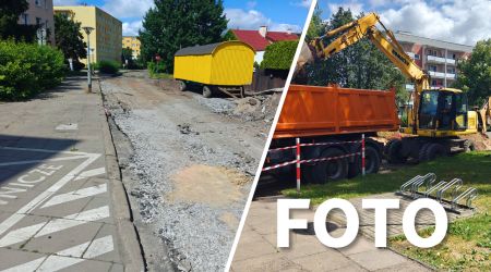 OSIEDLE DĄBROWSZCZAKÓW <br />Ulica bez asfaltu