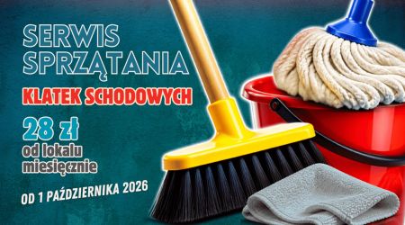 SPRZĄTANIE KLATEK SCHODOWYCH <br />Opłata wzrośnie o 8 zł