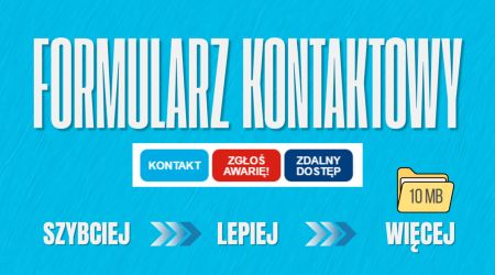 FORMULARZ KONTAKTOWY <br />Możliwość załączania plików